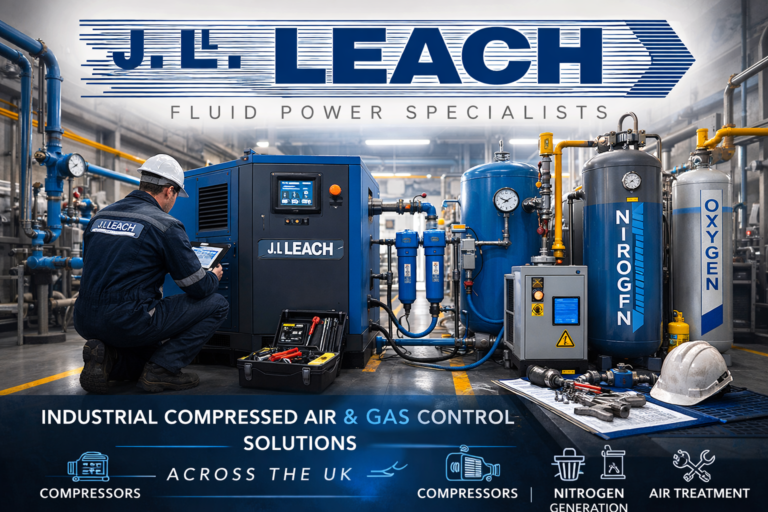 J Ll Leach Industrial Compressed Air and Gas Control Solutions Across the UK